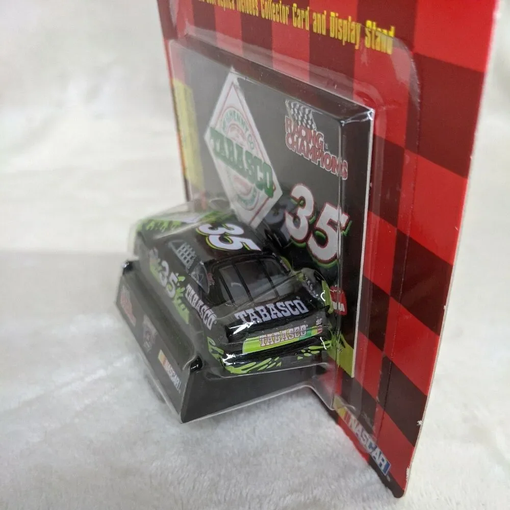 Racing Champions 50th NASCAR #35 Tabasco Green Todd Bodine VTG 1998 NEW w/Stand